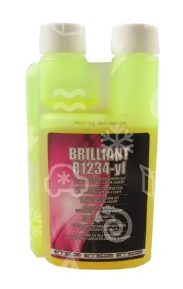 barvivo fluorescenční, BRILIANT, pro R1234yf,žlutá barva, 250 ml